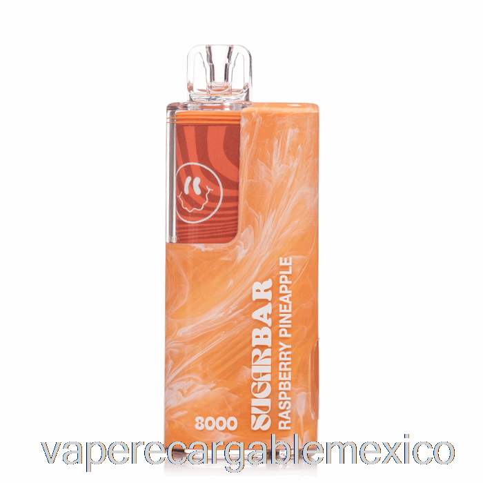 Vape Recargable Sugar Bar Sb8000 Desechable Frambuesa Piña